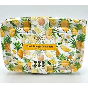 CWC 20-Piece PINEAPPLE Fruit Food Storage Containers